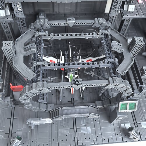 RG HG MGSD 适用格纳库机库基地机巢整备架场景拼装模型配件 - 图0