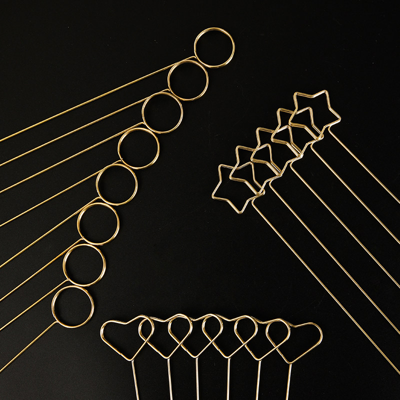 鲜花金属卡片夹花束包装爱心贺卡夹蛋糕装饰花艺diy手工插签材料,淘宝优惠券,粉丝福利购,淘宝优惠卷