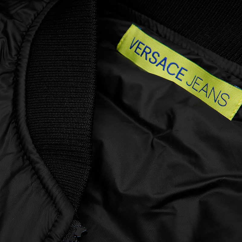 versace jeans vj钮扣装饰纯棉混合 银泰百货精品夹克