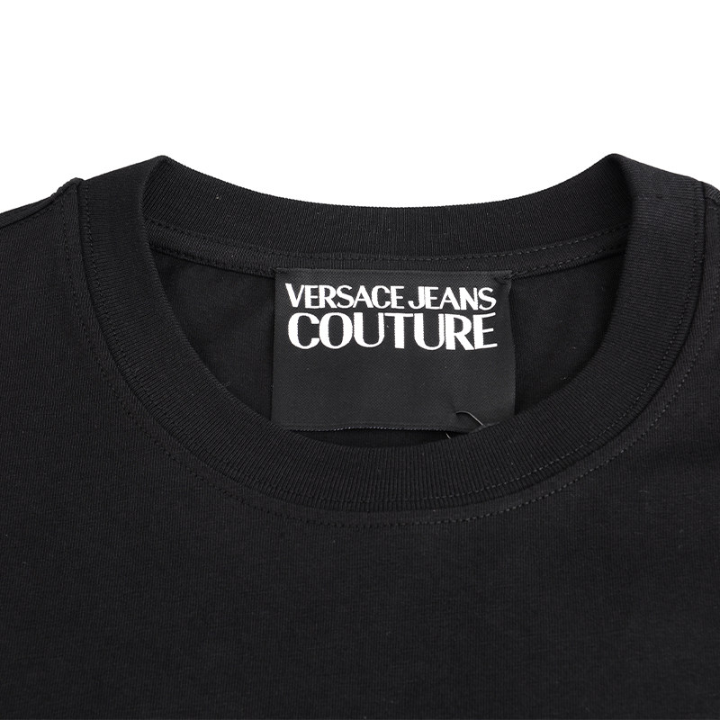 versace范思哲潮流圆形烫金t恤 银泰百货精品T恤