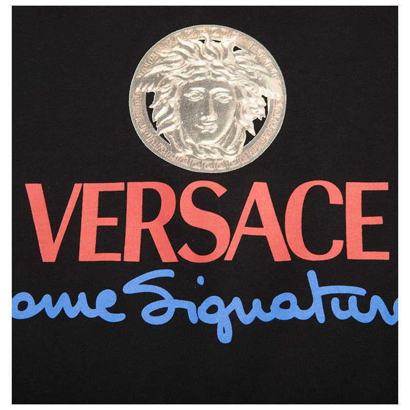 gianni versace男士宽松纯棉t恤 银泰百货精品T恤