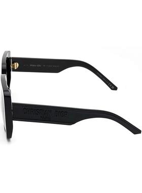 Dior迪奥 太阳镜女款简约百搭大方框板材遮阳墨镜银泰百货 300211