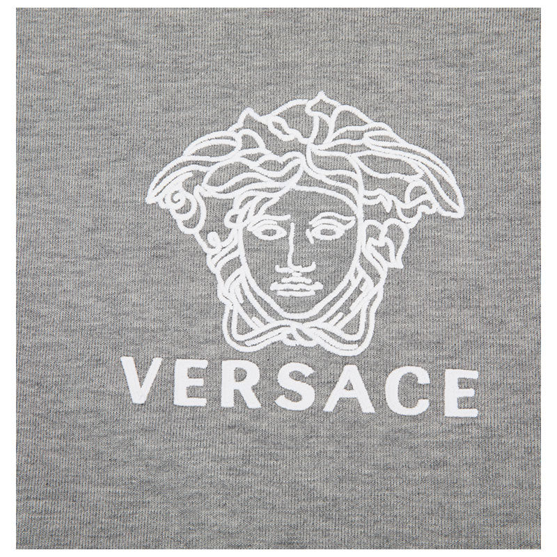 versace /范思哲灰色棉质字母卫衣 银泰百货精品卫衣