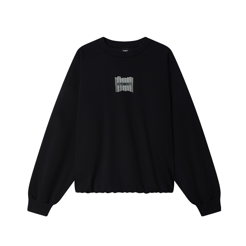 VETEMENTS秋冬男女情侣同款套头长袖卫衣银泰百货 301446 - 图3