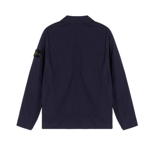 STONE ISLAND男25秋冬棉质休闲外套翻领工装夹克银泰百货 301574 - 图0