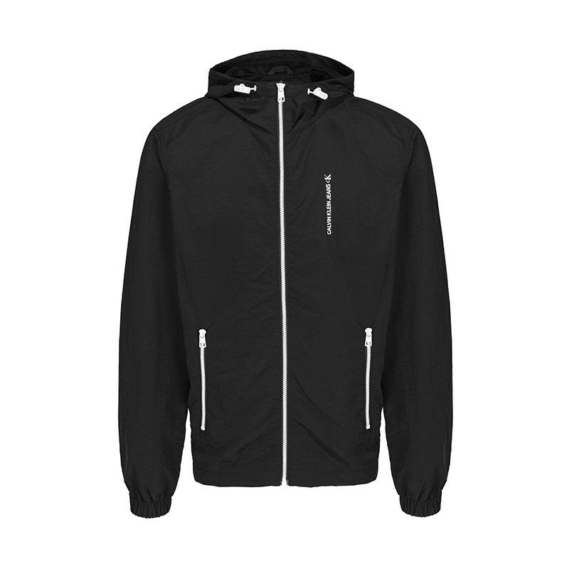 calvin klein/ ck男士cklogo连帽 银泰百货精品夹克