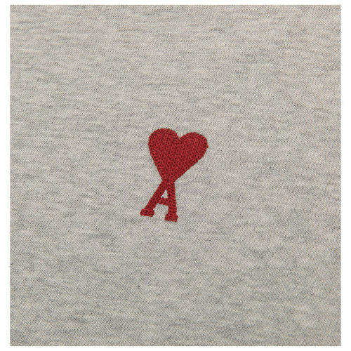 AMI PARIS 春季棉质爱心小标刺绣男女百搭短袖T恤衫银泰百货 - 图3