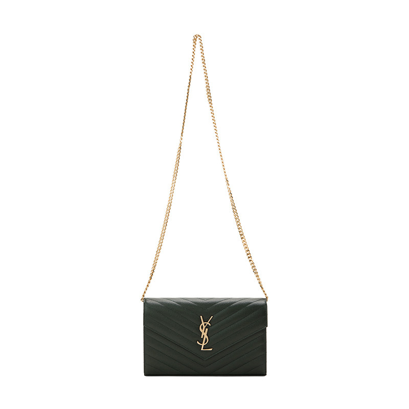 /圣罗兰ysl monogram单肩斜挎包 银泰百货精品女士包袋
