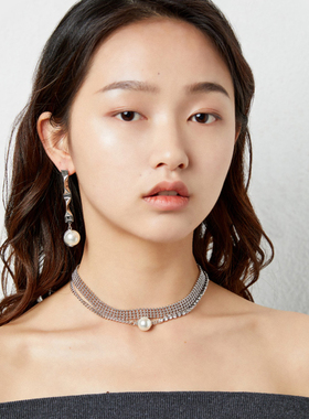 abybcharming星晴金色珍珠项链