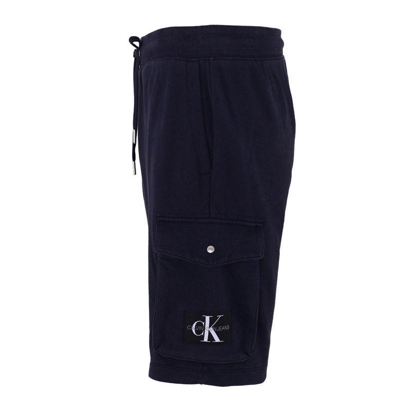 calvin klein男士藏青色简约短裤 银泰百货精品休闲裤