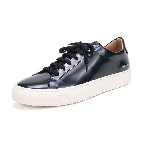 COMMON PROJECTS 2160男士漆皮系带板鞋运动鞋300095-图0