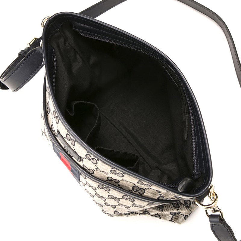 gucci /双g gucci单肩织带邮差包 银泰百货精品男士包袋