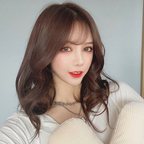 一片式V型短卷发片接发片隐形仿真发假发片大波浪蓬松假发女无痕 - 图3