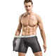 Men's extended length sports running boxer briefs