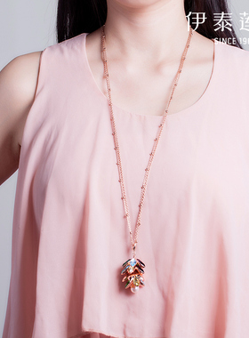 伊泰莲娜波西米亚风生日礼物项链