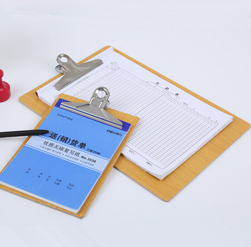 A4木板夹 A3文件夹板 办公用品 B5写字书写记事板夹子 A5垫板夹 - 图3