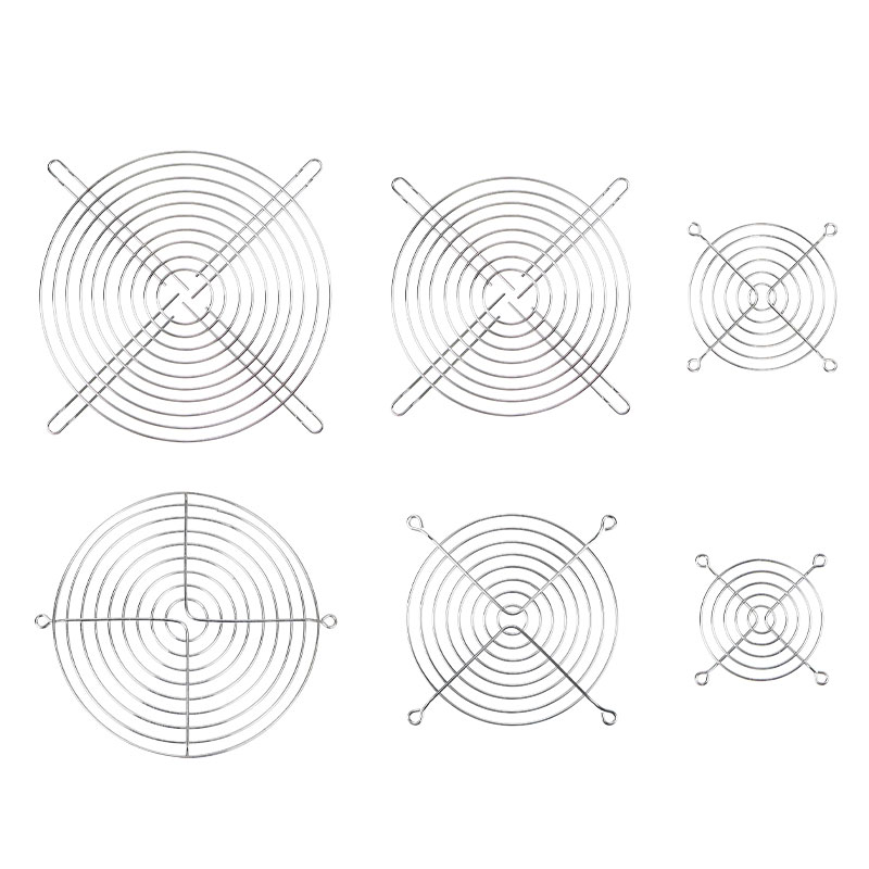 金属网罩防护网80/90/120/150/170/200散热风扇保护金属铁网罩 - 图3