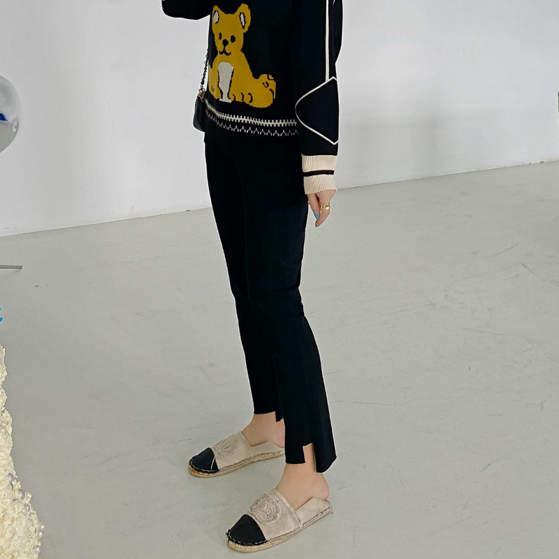 采多宝大码女装胖mm梨形身材裤秋装通勤高腰开叉铅笔裤韩版休闲裤,淘宝优惠券,粉丝福利购,淘宝优惠卷