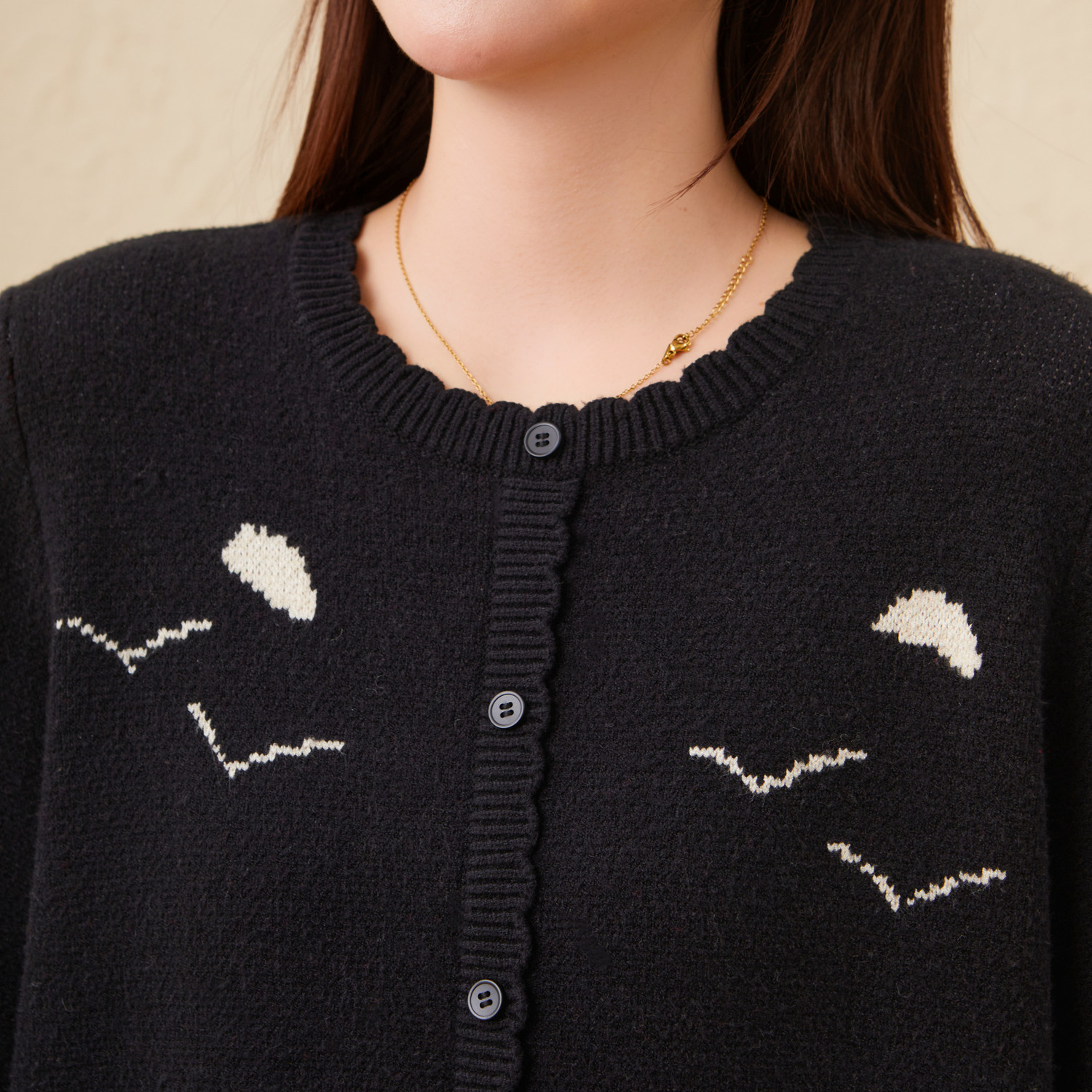 采多宝大码女装胖mm2025冬季新款重工提花刺绣减龄毛衣EDMY6806,淘宝优惠券,粉丝福利购,淘宝优惠卷