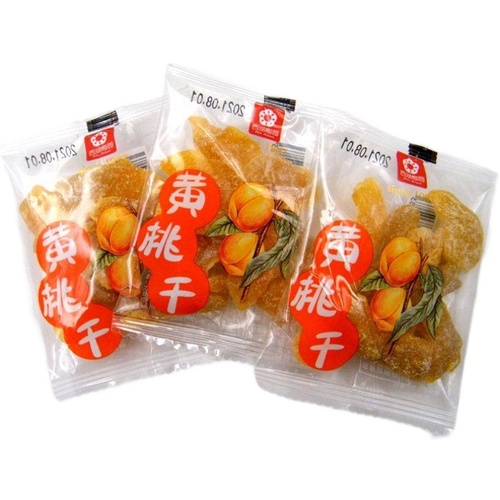 西湖梅园黄桃干500g小包装水果干蜜饯桃干果脯休闲零食桃子肉干