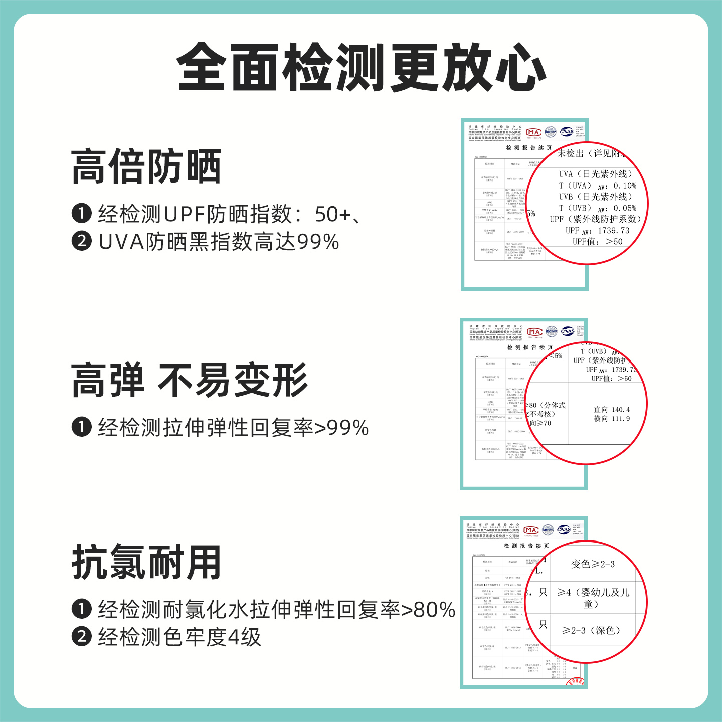 zoke/洲克儿童男童三角泳裤高弹耐穿抗氯专业比赛训练泳衣泳裤 - 图3