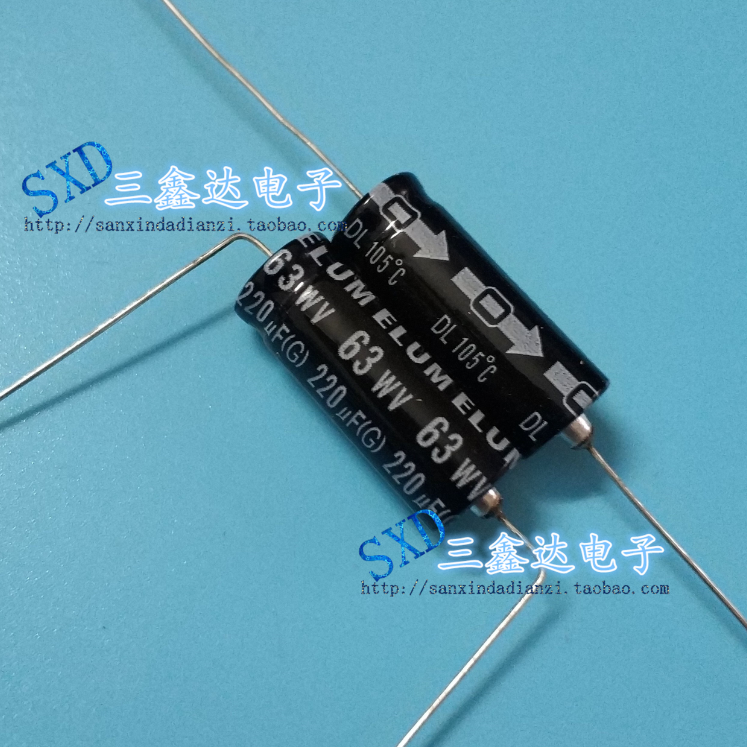 63v220uf 220uf63v全新原装卧式轴向穿心电解电容 10X20-图2