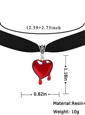choker项链暗黑系情侣饰品
