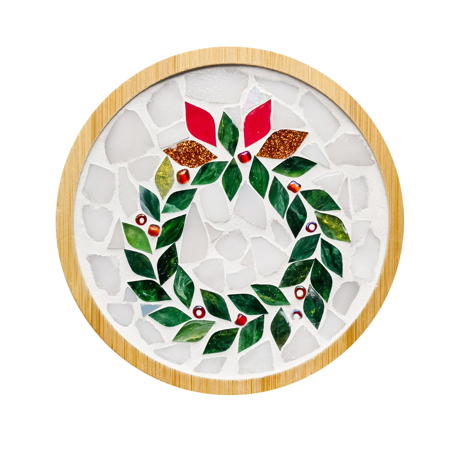 圣诞节杯垫马赛克diy 手工材料包儿童手工创意制作玩具文创小礼品,淘宝优惠券,粉丝福利购,淘宝优惠卷