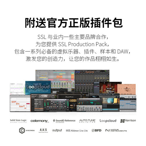 Solid State Logic SSL2/SSL2+MKII声卡直播录音编曲制作外置声卡 - 图3