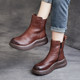 New Autumn and Winter Genuine Leather Short Boots Thick-soled Warm Martin Boots