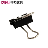Deli Long Hail Clip 41 мм 9542 Черный хвостовой платок с длинной хвостовой волоконной папкой 12 \ Коробка аутентично