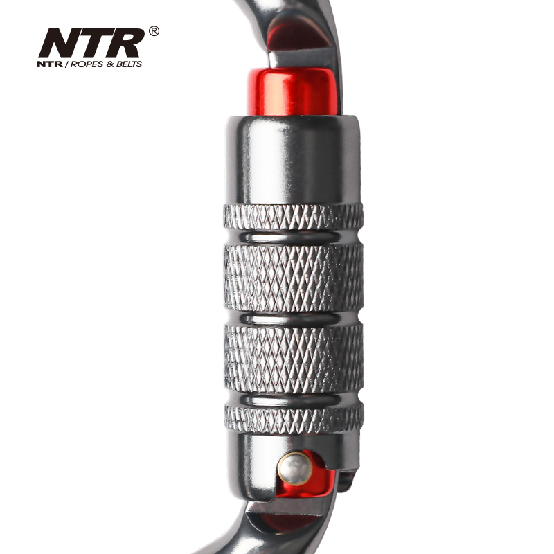 NTR/耐特尔  户外攀爬作业 OH 铝合金三段锁O型锁 - 图1