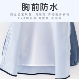 Демисезонный детский нагрудник для еды, фартук, бархатная юбка на девочку, анти-грязь, увеличенная толщина, в западном стиле, сзади на завязках