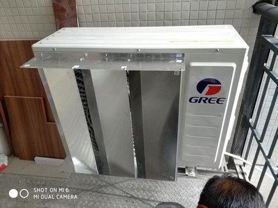 Custom Air Conditioning Host Guide Cover Changing Air Outdoor Machine Out Of The Wind And Baffles