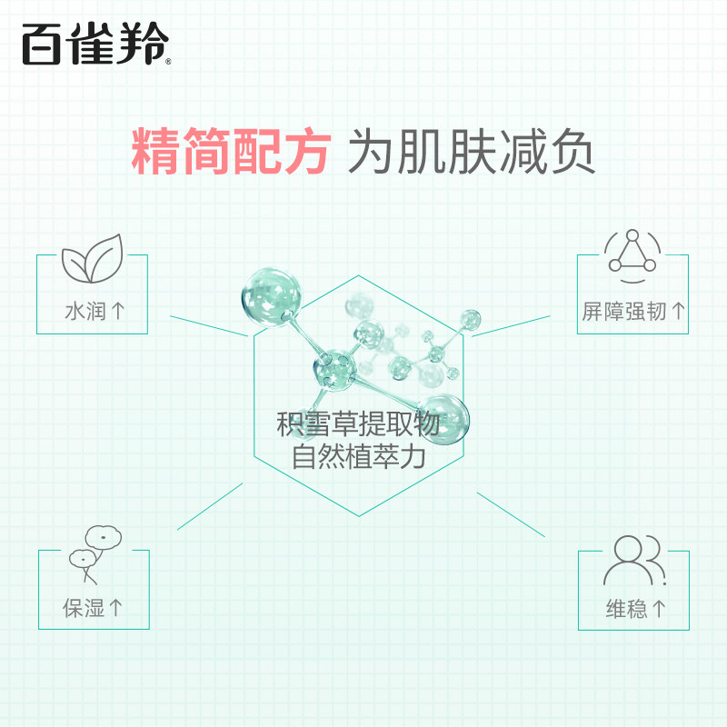 百雀羚积雪草减负水舒润补水爽肤水 百雀羚化妆水/爽肤水