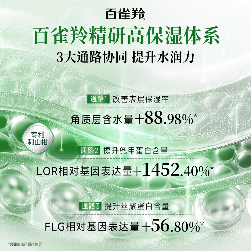 百雀羚水嫩净颜洁面乳氨基酸深层清洁保湿洗面奶平价学生正品