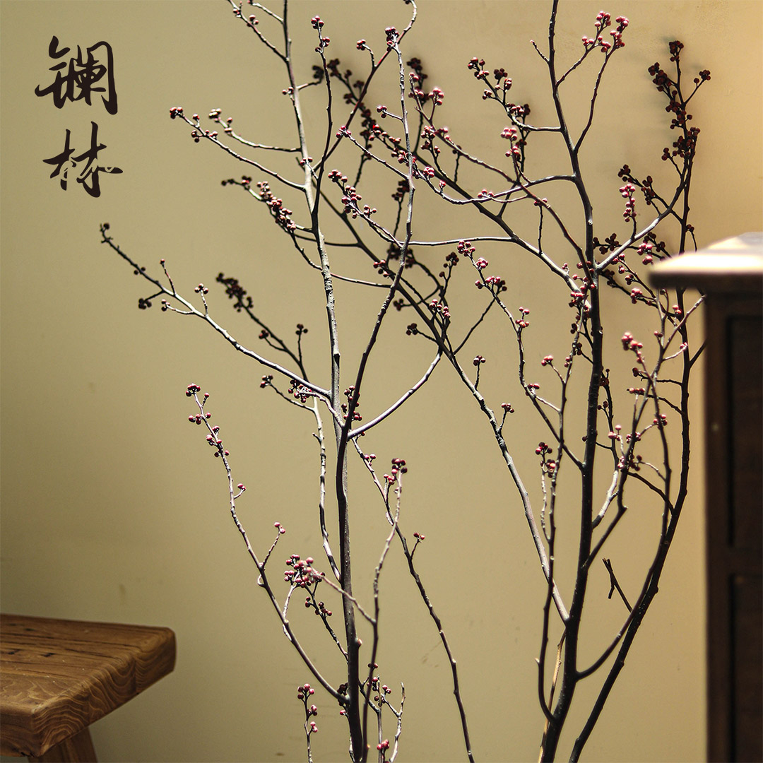 干树枝复古禅意天然枯枝插花干花仿真花束侘寂风民宿装饰艺术摆件_虎窝淘
