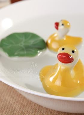 鱼缸装饰品小摆件青花陶瓷