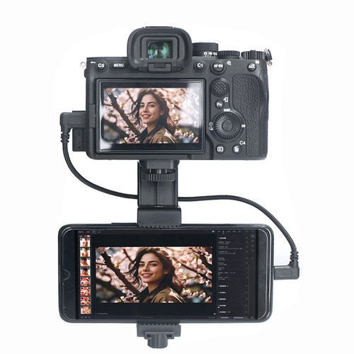 像素芝士联机线 像素蛋糕联机拍摄线数据连接线索尼佳能尼康富士松下相机享像派 谱时 喔图照片直播OTG数据线 - 图1