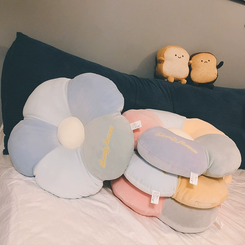 Новый лепесток INS Circular Cushion Толстая цветы столовая подушка
