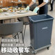 带轮收餐桶收餐工具收集篮厨余垃圾桶多功能清洁车酒店餐厅收餐车