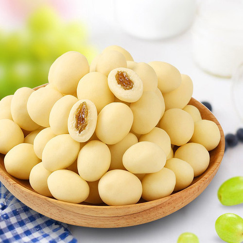奶酪 内蒙古特产 奶豆 游牧华乳 牛奶提子豆 400g奶制品奶酪豆豆 - 图1
