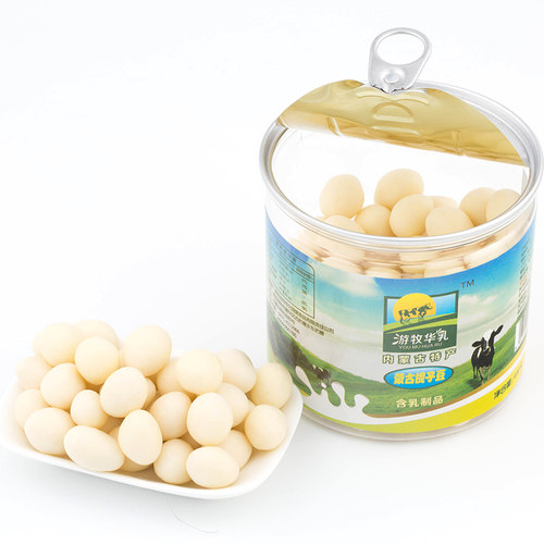 奶酪 内蒙古特产 奶豆 游牧华乳 牛奶提子豆 400g奶制品奶酪豆豆 - 图3