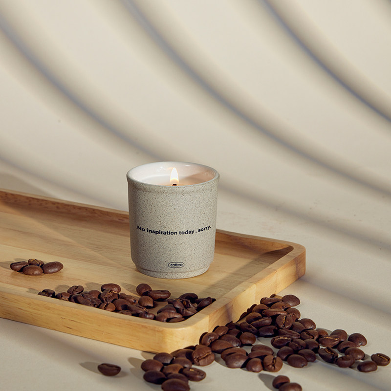 cottee咖啡香薰蜡烛卧室香氛take away陶瓷打包杯小众高级感礼物,淘宝优惠券,粉丝福利购,淘宝优惠卷