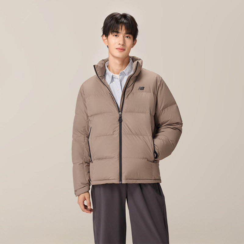 New Balance NB官方秋冬新款情侣户外短款保暖运动羽绒服NPF47041
