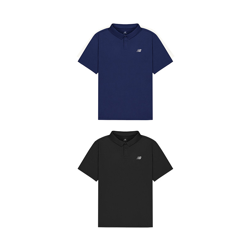 NewBalance NB官方冬季男款潮流休闲经典百搭POLO短袖T恤MT41401,淘宝优惠券,粉丝福利购,淘宝优惠卷