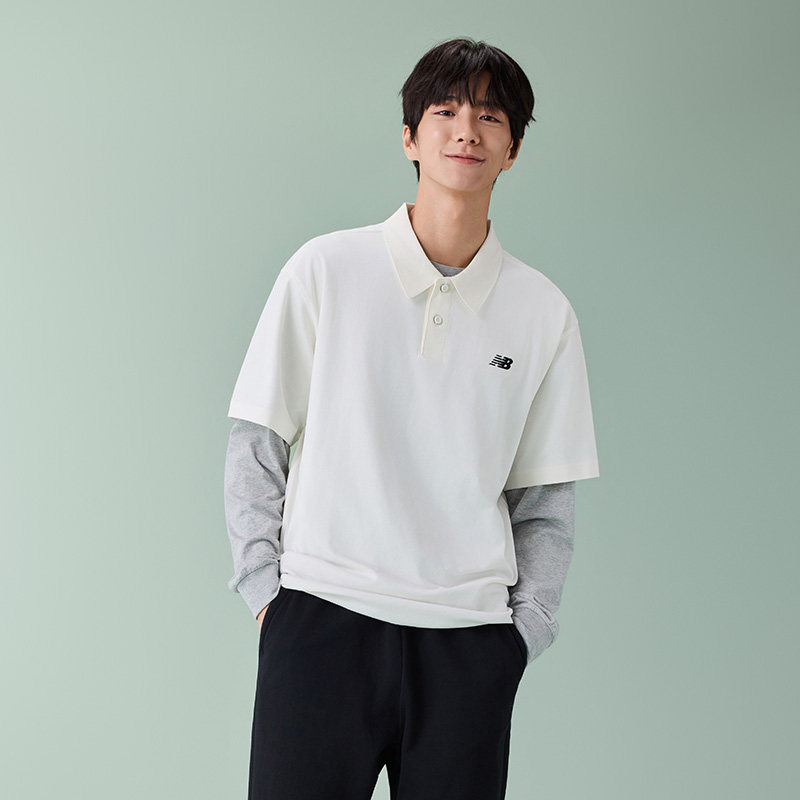 New Balance新款男款POLO翻领T恤时尚百搭