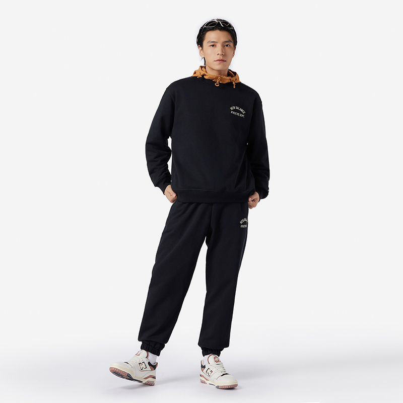 New Balance NB官方24新款男士运动休闲潮流百搭束脚长裤AMP41316-图3