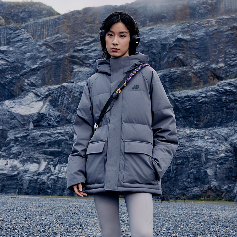双十一预售丨New Balance NB官方25男女冬鹅绒轻薄羽绒服NPF47021