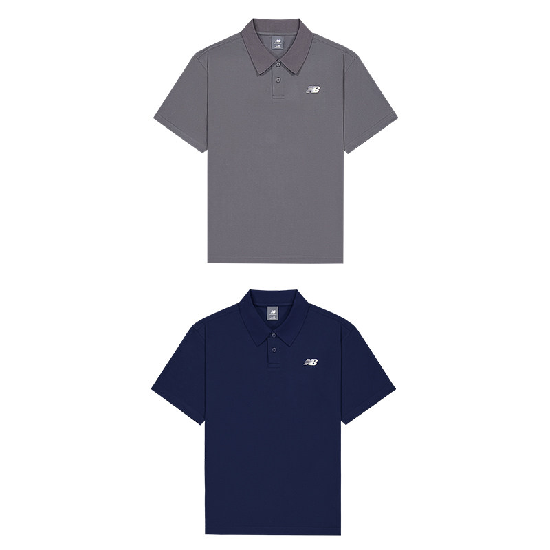 New Balance NB官方26新款男款舒适时尚百搭POLO翻领T恤MT61N03S